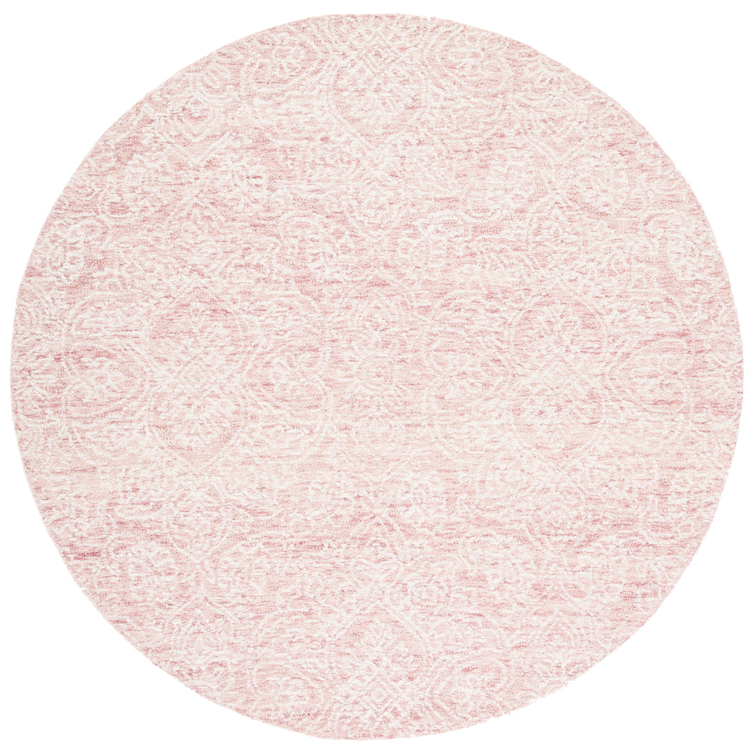 SAFAVIEH Metro MET998U Handmade Pink / Ivory Rug Image 4