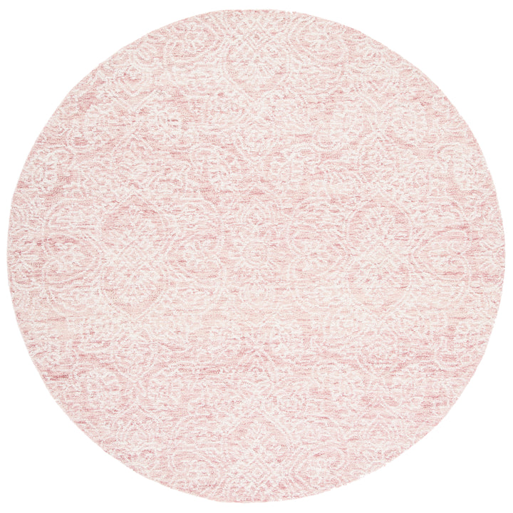 SAFAVIEH Metro MET998U Handmade Pink / Ivory Rug Image 4