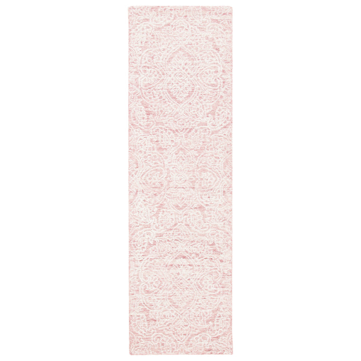 SAFAVIEH Metro MET998U Handmade Pink / Ivory Rug Image 5