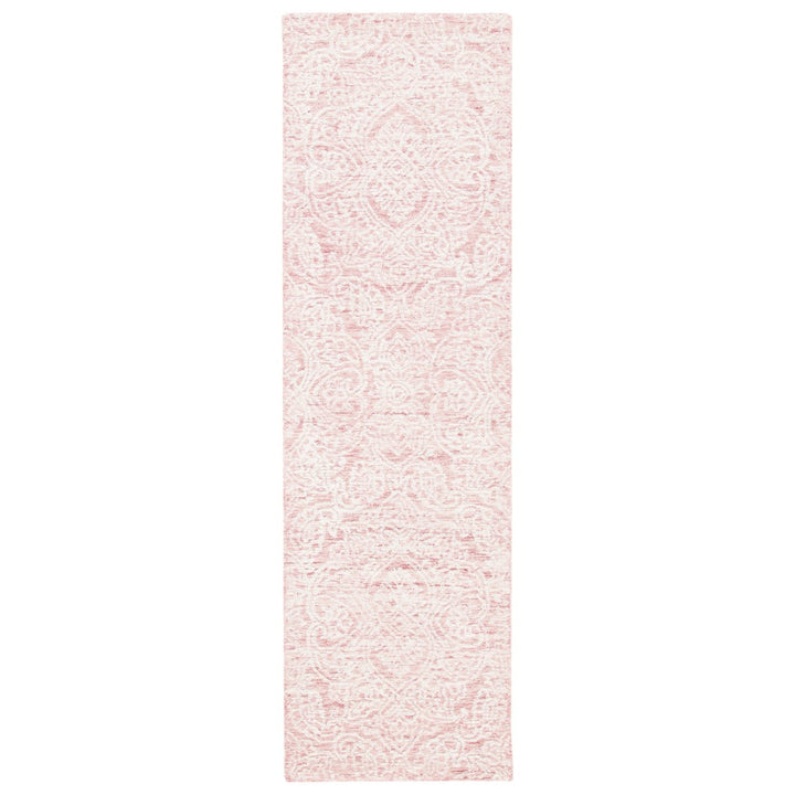 SAFAVIEH Metro MET998U Handmade Pink / Ivory Rug Image 1