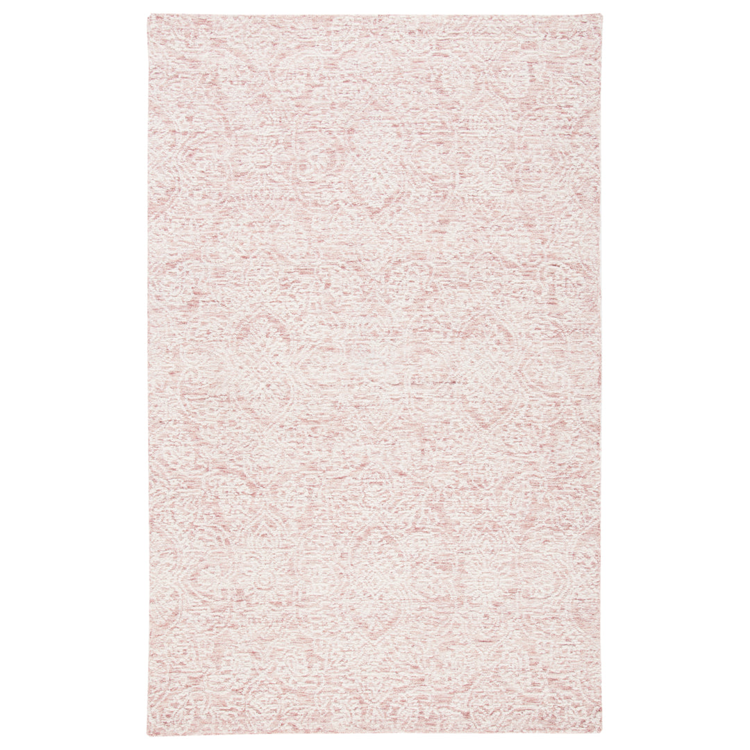 SAFAVIEH Metro MET998U Handmade Pink / Ivory Rug Image 10