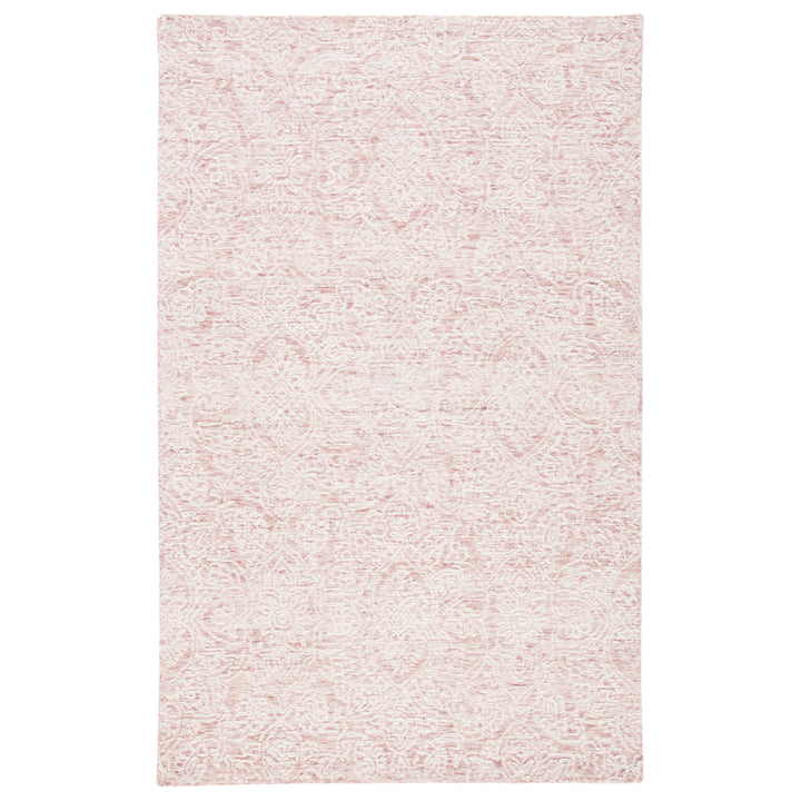 SAFAVIEH Metro MET998U Handmade Pink / Ivory Rug Image 10