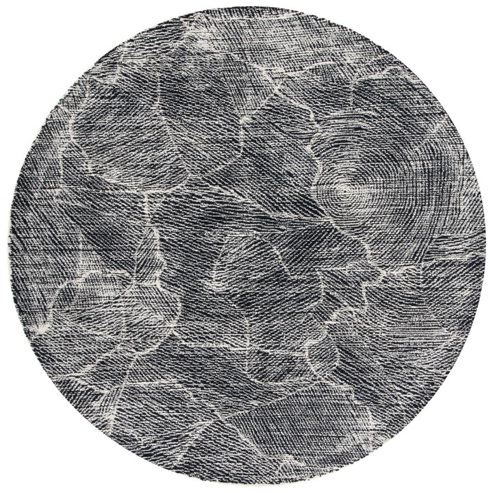 SAFAVIEH Metro MET999Z Handmade Black / Ivory Rug Image 4