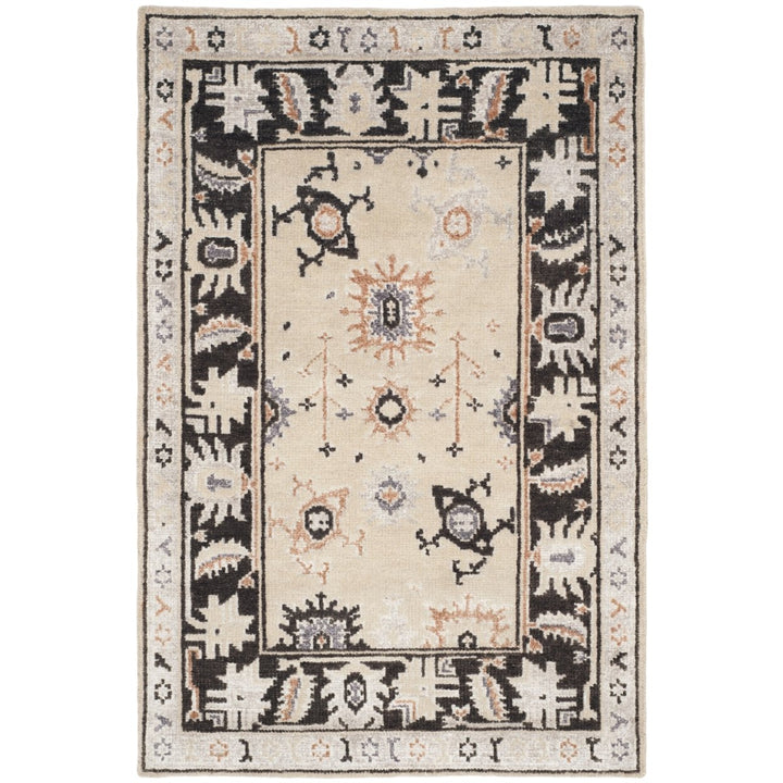 SAFAVIEH Maharaja MHJ254A Beige / Charcoal Rug Image 1