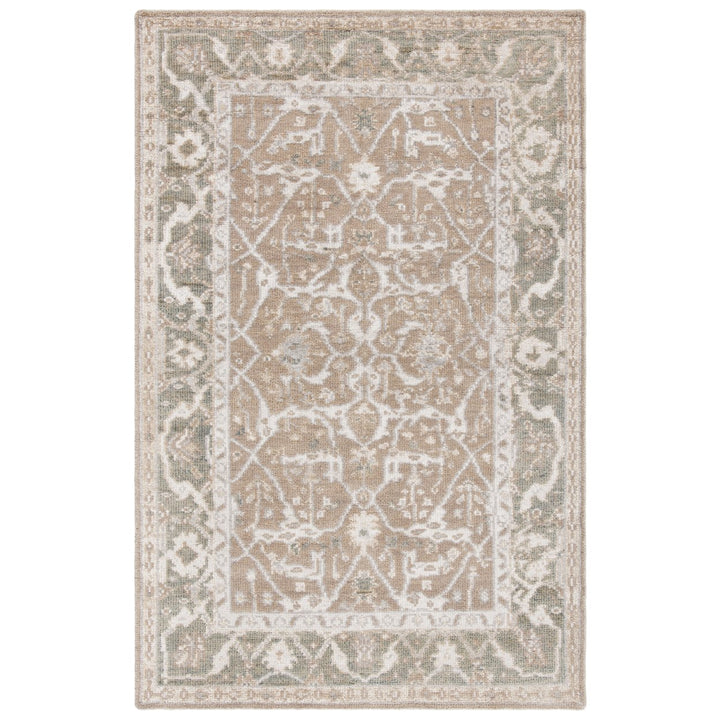 SAFAVIEH Maharaja MHJ256A Hand-knotted Putty / Grey Rug Image 1