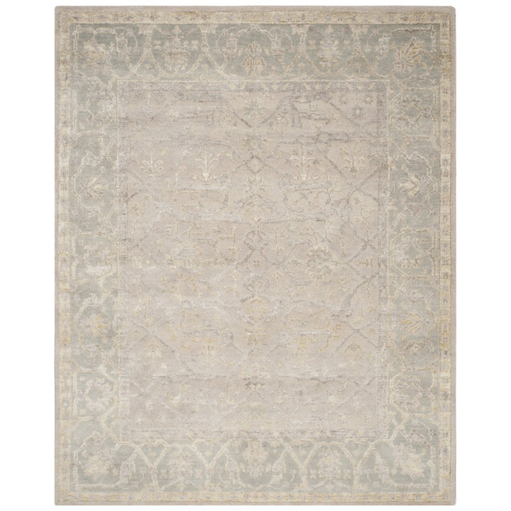 SAFAVIEH Maharaja MHJ256A Hand-knotted Putty / Grey Rug Image 1