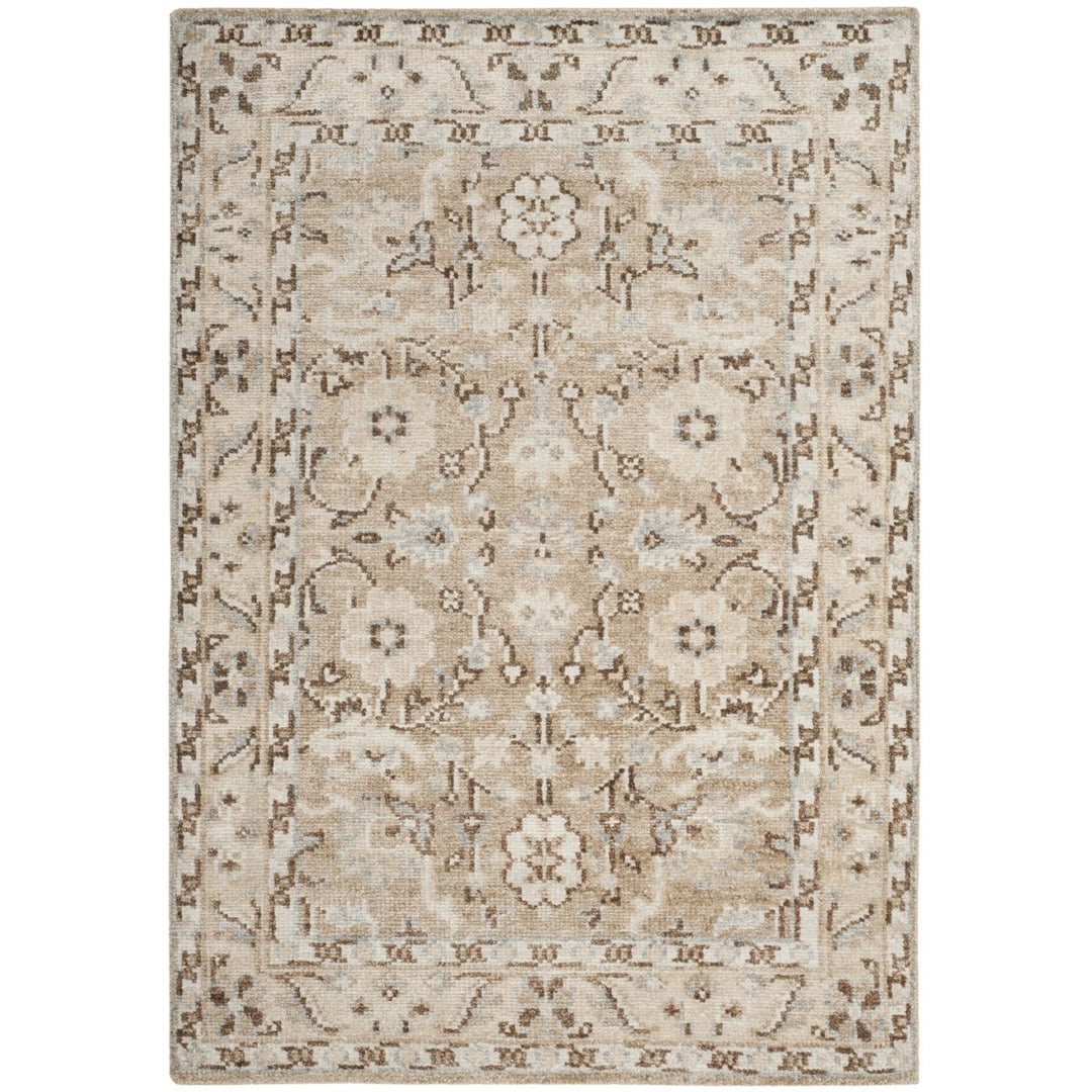 SAFAVIEH Maharaja MHJ414A Hand-knotted Beige / Ivory Rug Image 1