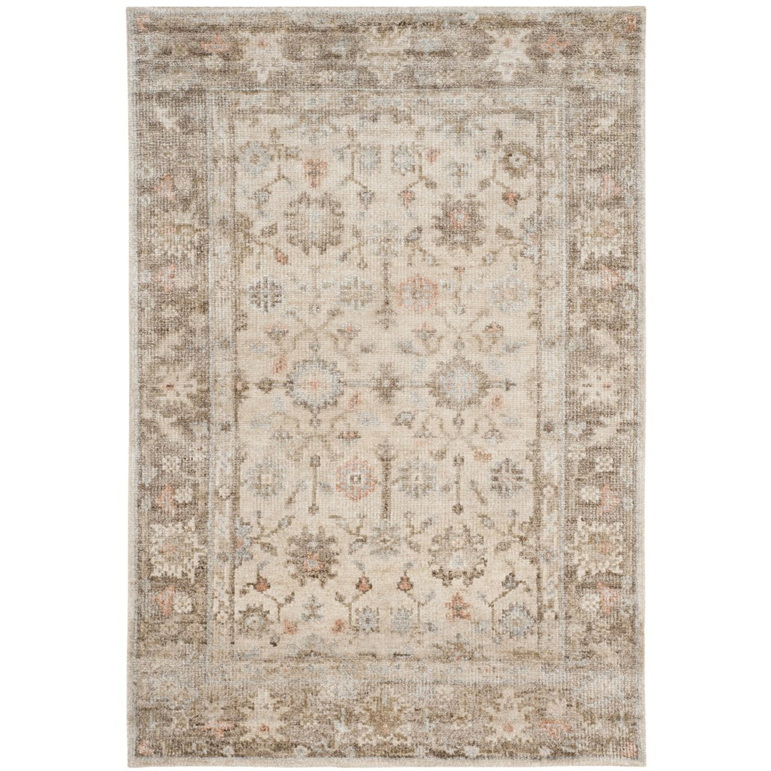 SAFAVIEH Maharaja MHJ409B Hand-knotted Brown / Ivory Rug Image 1