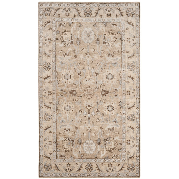 SAFAVIEH Maharaja MHJ414A Hand-knotted Beige / Ivory Rug Image 1