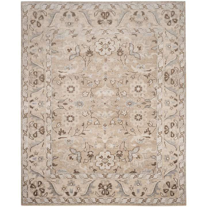 SAFAVIEH Maharaja MHJ414A Hand-knotted Beige / Ivory Rug Image 1