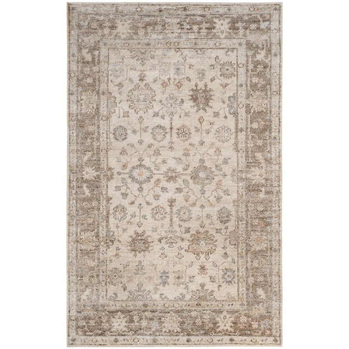 SAFAVIEH Maharaja MHJ409B Hand-knotted Brown / Ivory Rug Image 1