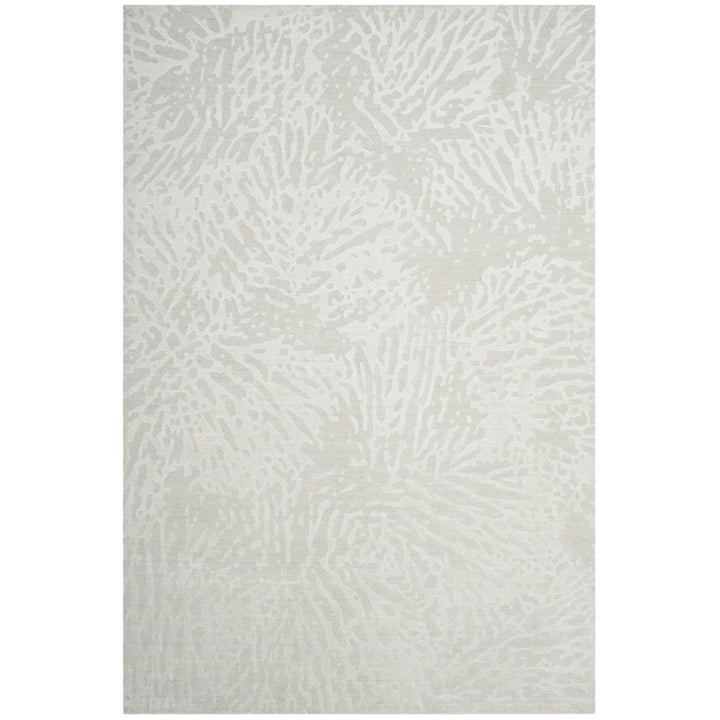 SAFAVIEH Mirage Collection MIR538A Handmade Light Grey Rug Image 2