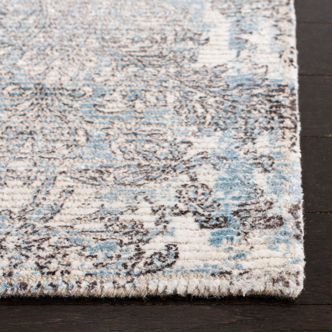 SAFAVIEH Mirage MIR735M Handwoven Light Blue / Grey Rug Image 7