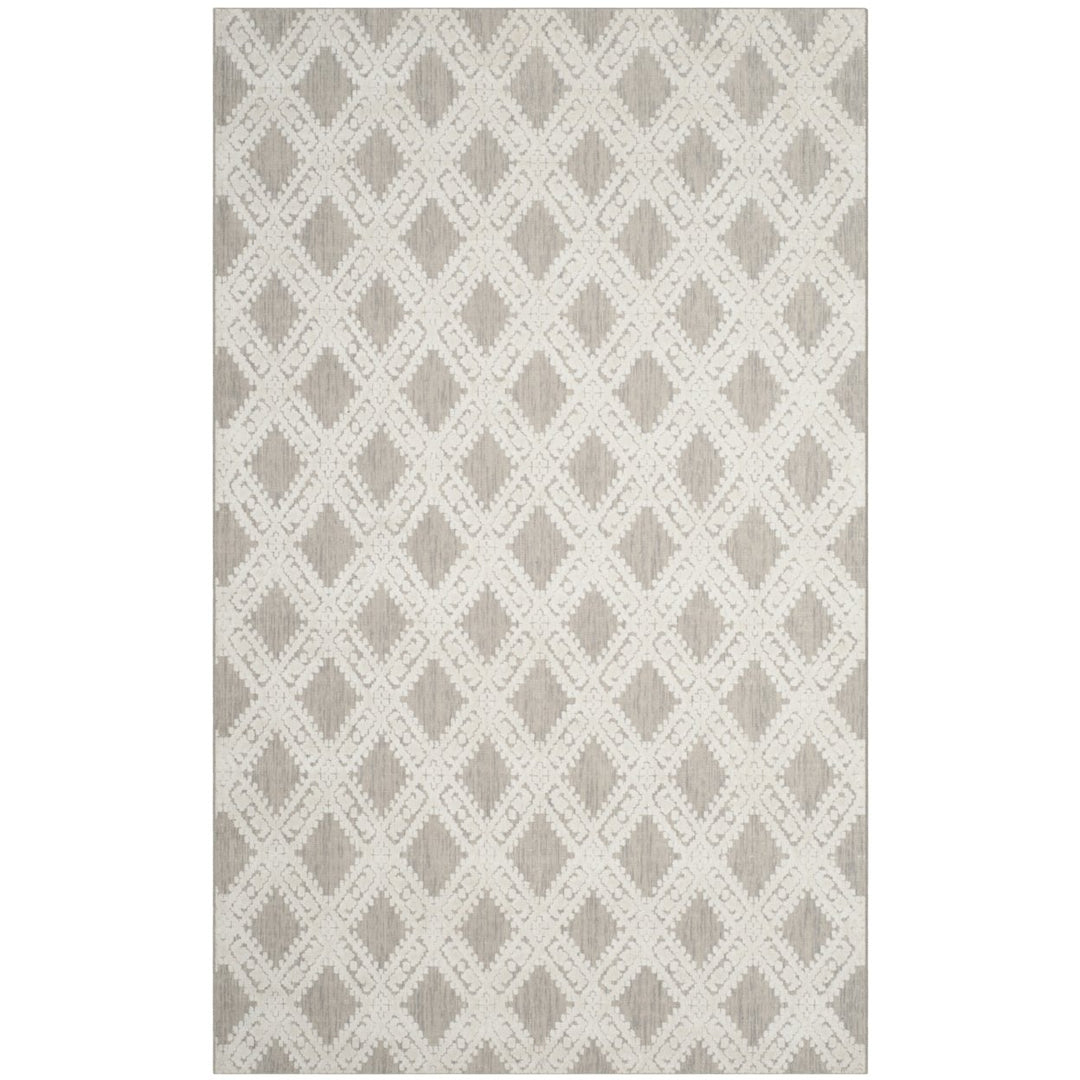 SAFAVIEH Mirage MIR901A Handmade Silver / Ivory Rug Image 2