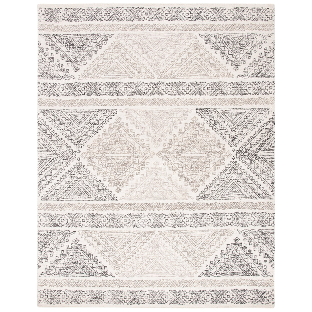 SAFAVIEH Micro-Loop MLP206B Ivory / Light Brown Rug Image 1