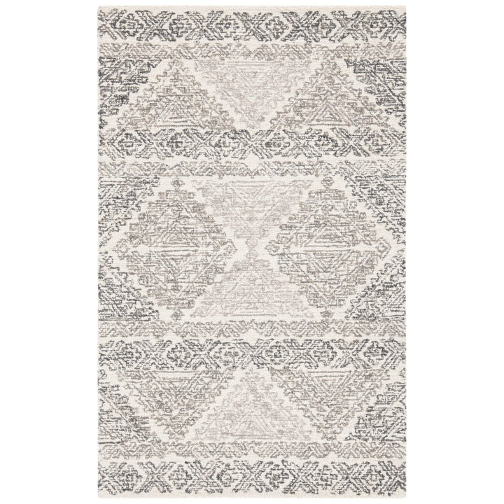 SAFAVIEH Micro-Loop MLP206B Ivory / Light Brown Rug Image 1