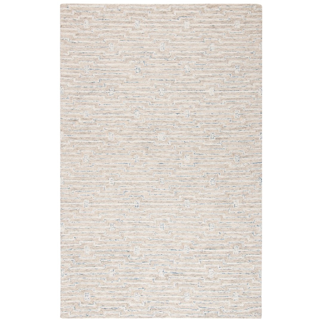 SAFAVIEH Micro-Loop MLP178F Light Grey / Ivory Rug Image 11