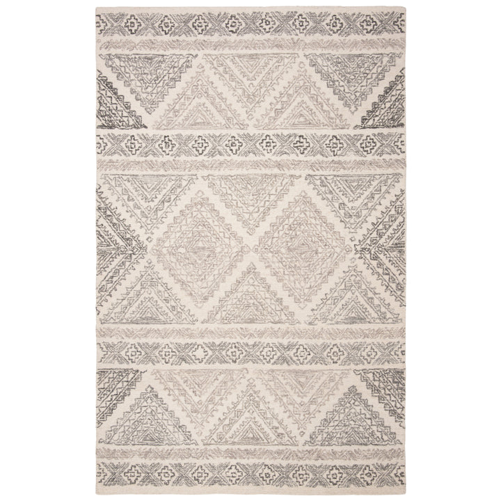 SAFAVIEH Micro-Loop MLP206B Ivory / Light Brown Rug Image 5