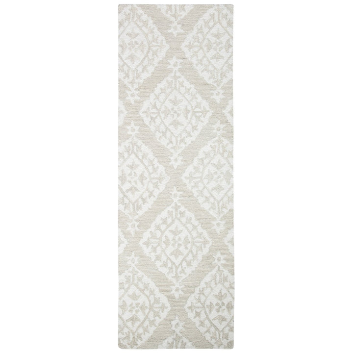 SAFAVIEH Micro-Loop Collection MLP210B Handmade Beige Rug Image 1