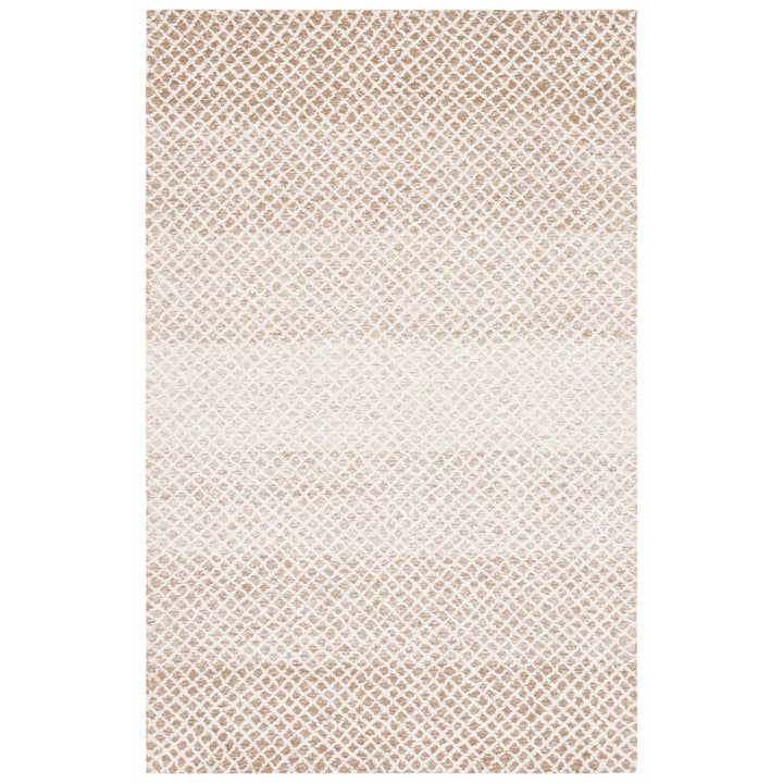 SAFAVIEH Micro-Loop MLP353B Handmade Beige / Ivory Rug Image 1