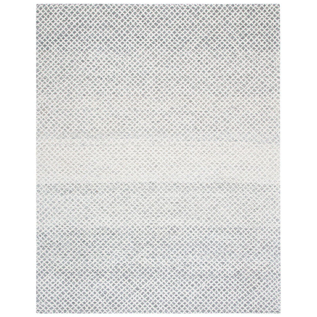 SAFAVIEH Micro-Loop MLP353F Handmade Grey / Ivory Rug Image 1