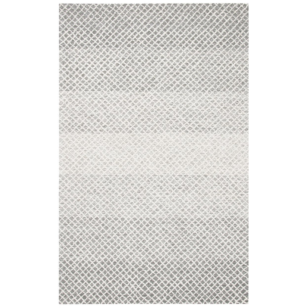 SAFAVIEH Micro-Loop MLP353F Handmade Grey / Ivory Rug Image 10