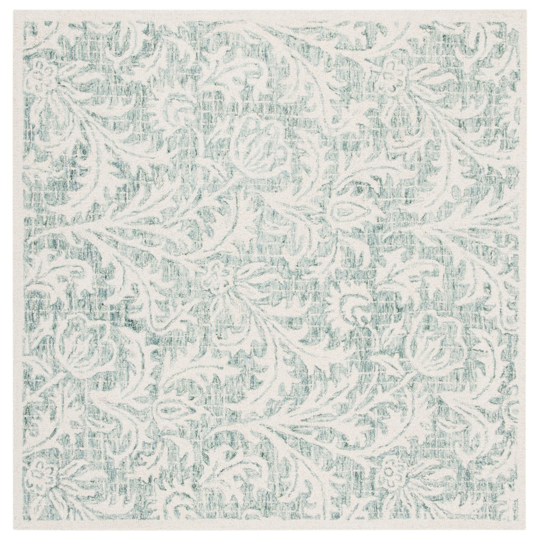 SAFAVIEH Micro-Loop MLP379F Handmade Grey / Ivory Rug Image 1