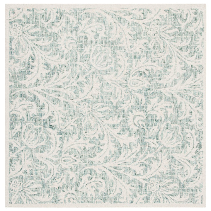 SAFAVIEH Micro-Loop MLP379F Handmade Grey / Ivory Rug Image 1