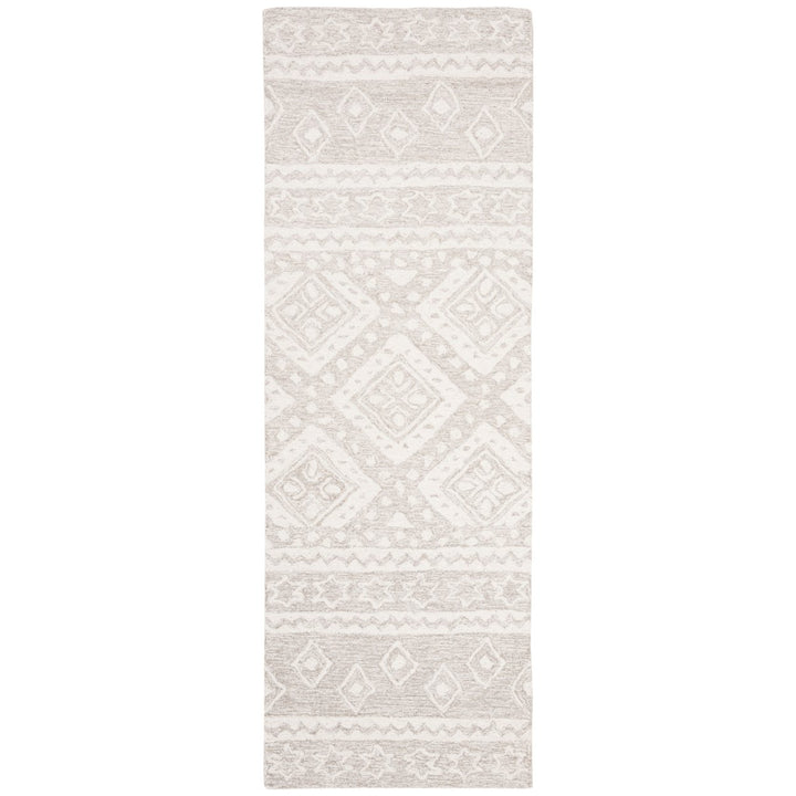 SAFAVIEH Micro-Loop MLP501B Handmade Beige / Ivory Rug Image 1