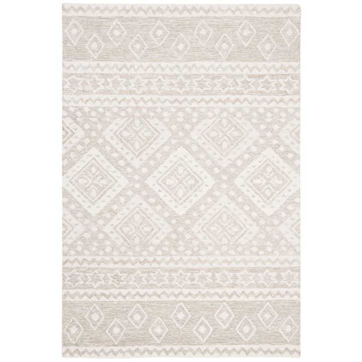 SAFAVIEH Micro-Loop MLP501B Handmade Beige / Ivory Rug Image 1