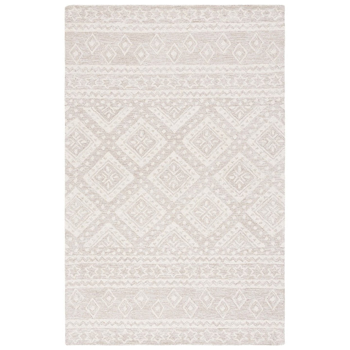 SAFAVIEH Micro-Loop MLP501B Handmade Beige / Ivory Rug Image 1