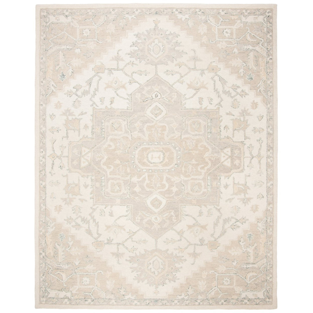 SAFAVIEH MLP503B Micro-Loop Ivory / Beige Image 1