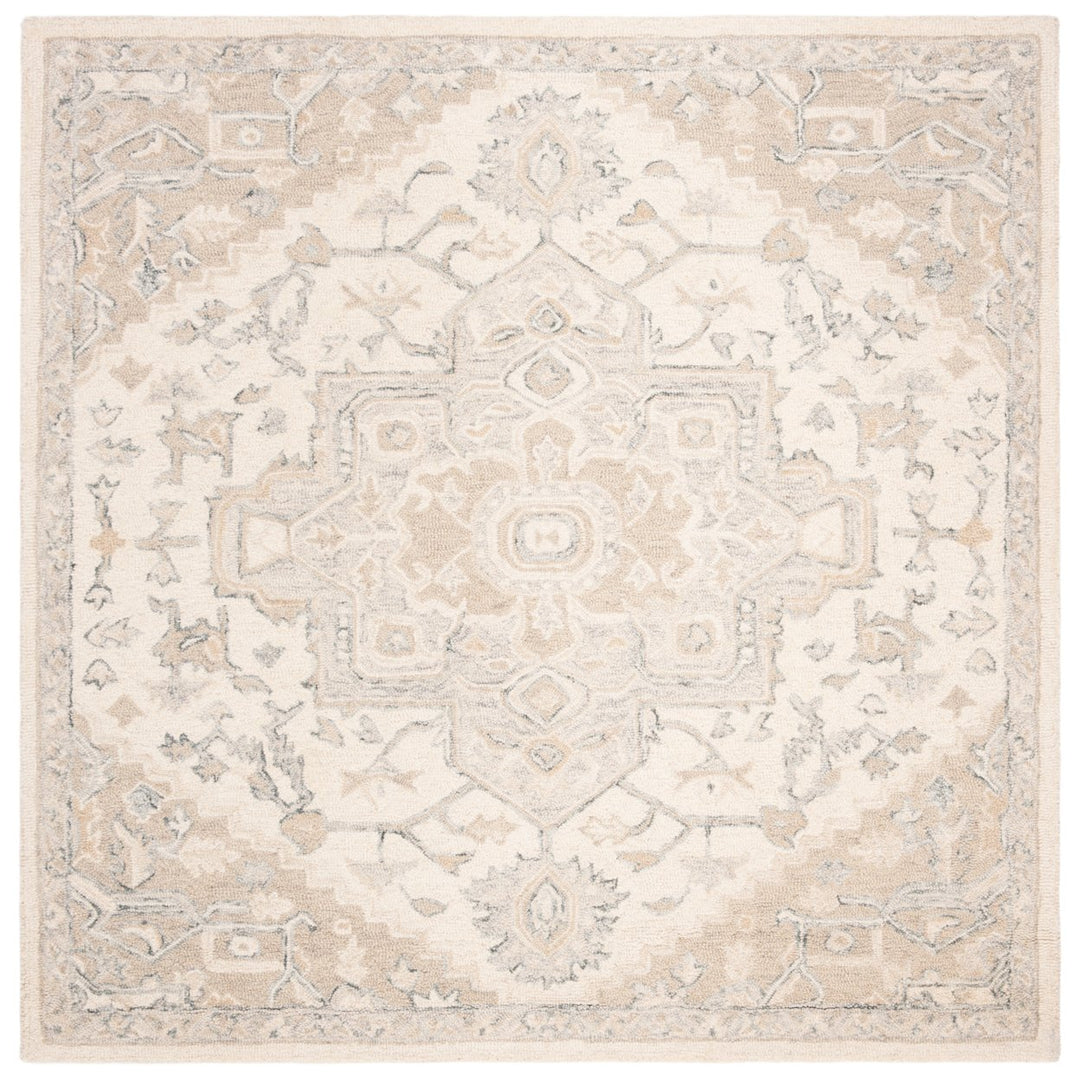 SAFAVIEH MLP503B Micro-Loop Ivory / Beige Image 6