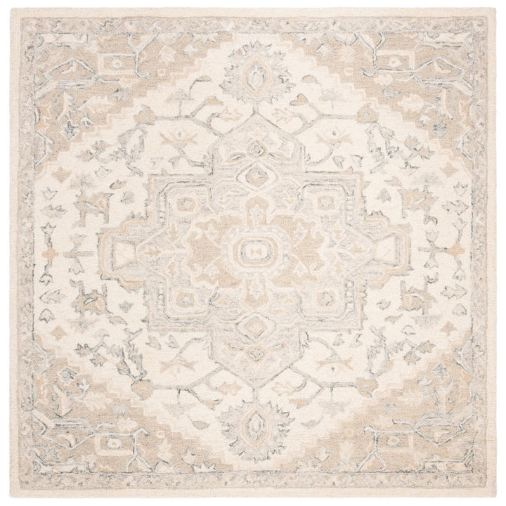 SAFAVIEH MLP503B Micro-Loop Ivory / Beige Image 6