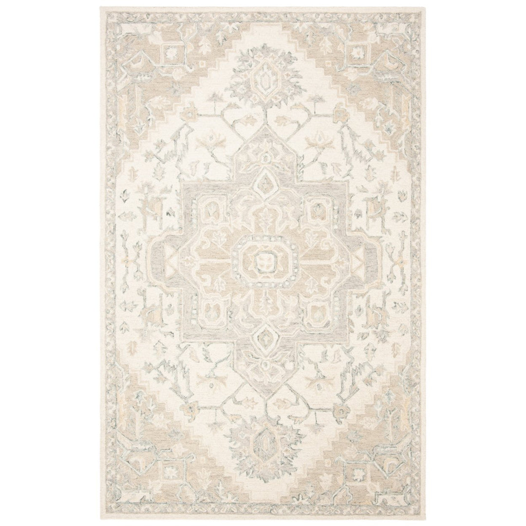 SAFAVIEH MLP503B Micro-Loop Ivory / Beige Image 7