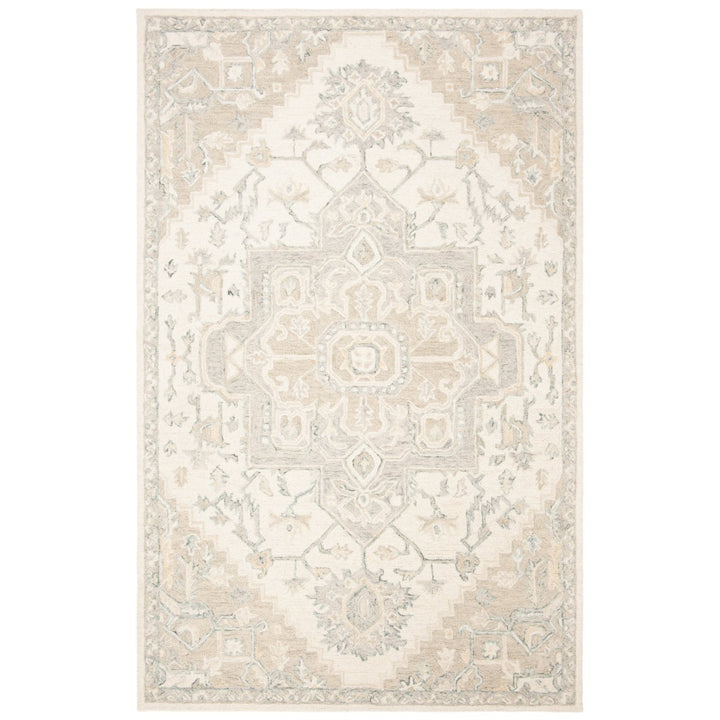 SAFAVIEH MLP503B Micro-Loop Ivory / Beige Image 10