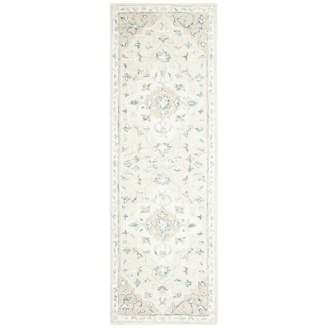 SAFAVIEH MLP505B Micro-Loop Beige / Ivory Image 1