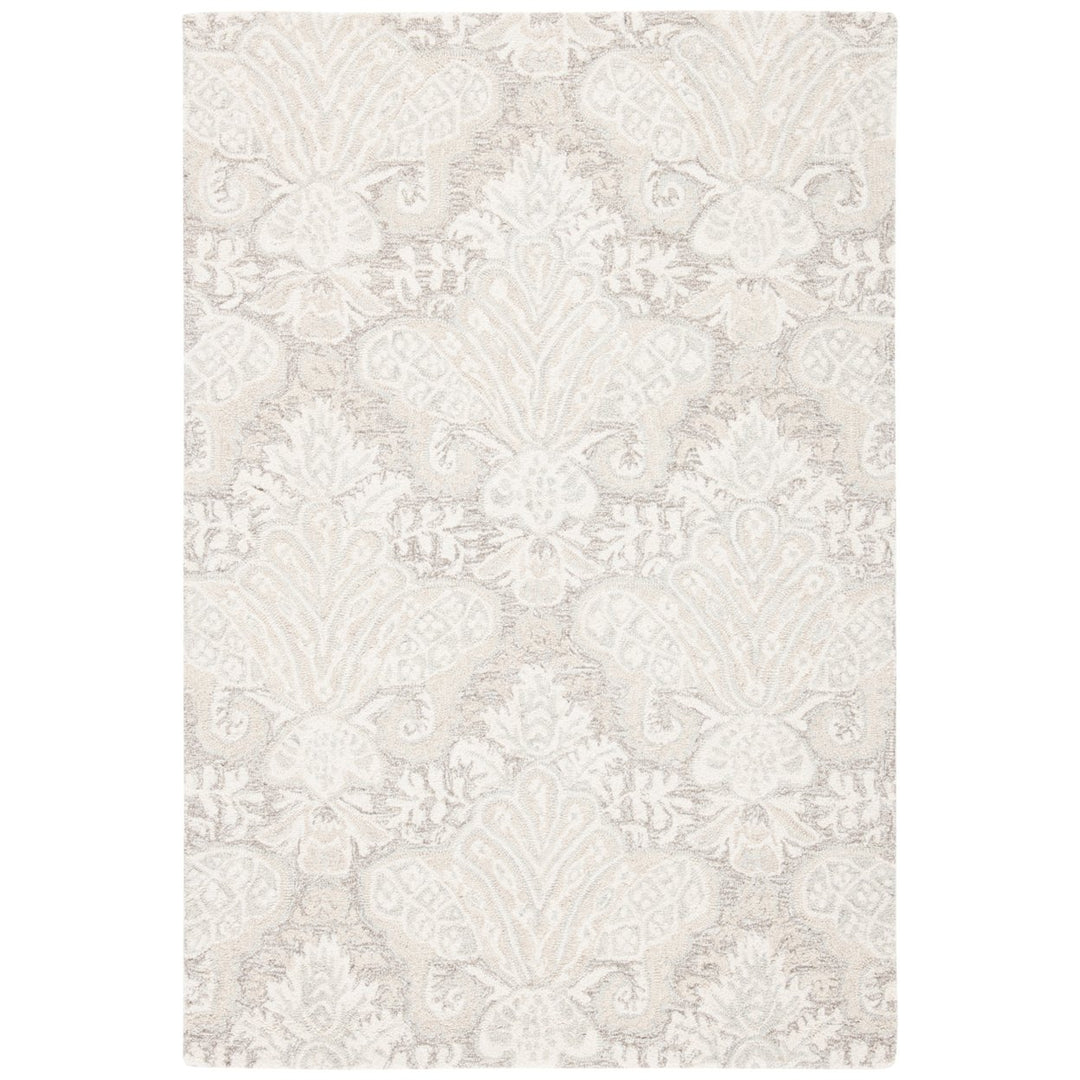 SAFAVIEH Micro-Loop Collection MLP539B Handmade Beige Rug Image 1