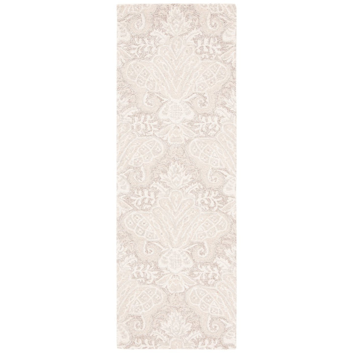 SAFAVIEH Micro-Loop Collection MLP539B Handmade Beige Rug Image 1