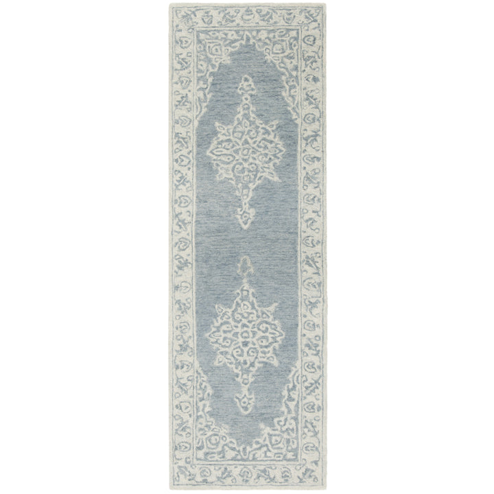 SAFAVIEH Micro-Loop MLP604M Blue / Light Blue Rug Image 5