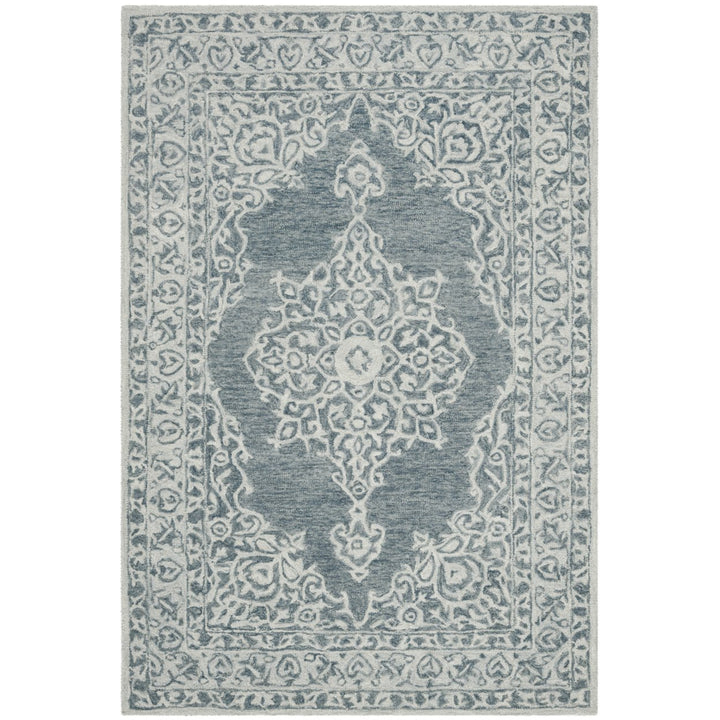 SAFAVIEH Micro-Loop MLP604M Blue / Light Blue Rug Image 1