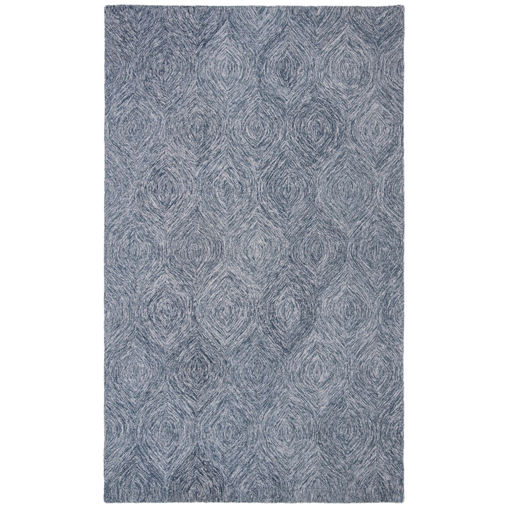 SAFAVIEH Micro-Loop MLP615F Handmade Grey / Ivory Rug Image 1