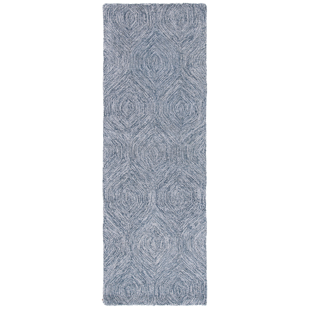 SAFAVIEH Micro-Loop MLP615F Handmade Grey / Ivory Rug Image 3