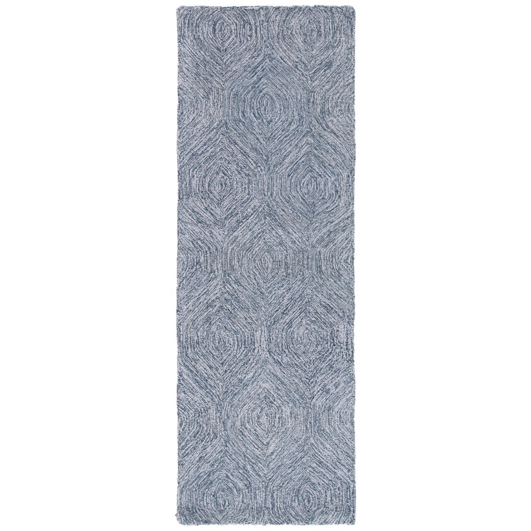 SAFAVIEH Micro-Loop MLP615F Handmade Grey / Ivory Rug Image 1