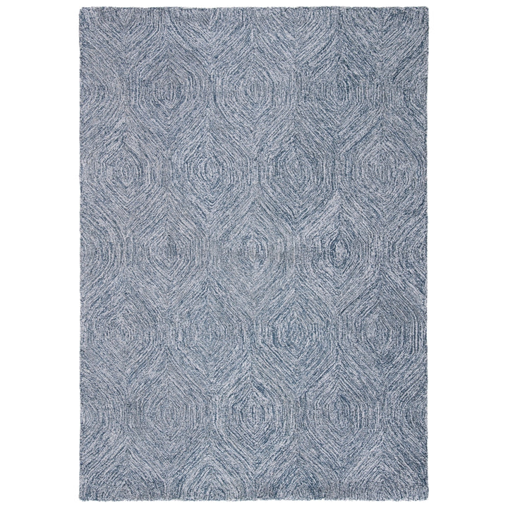 SAFAVIEH Micro-Loop MLP615F Handmade Grey / Ivory Rug Image 7