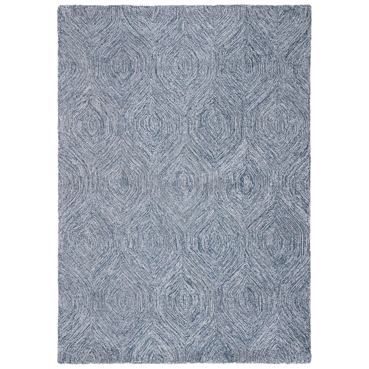 SAFAVIEH Micro-Loop MLP615F Handmade Grey / Ivory Rug Image 1