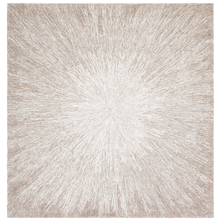 SAFAVIEH Micro-Loop Collection MLP676E Handmade Taupe Rug Image 1