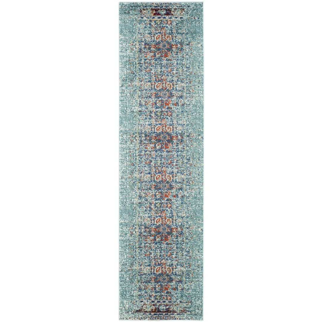 SAFAVIEH Monaco Collection MNC208J Blue / Multi Rug Image 1