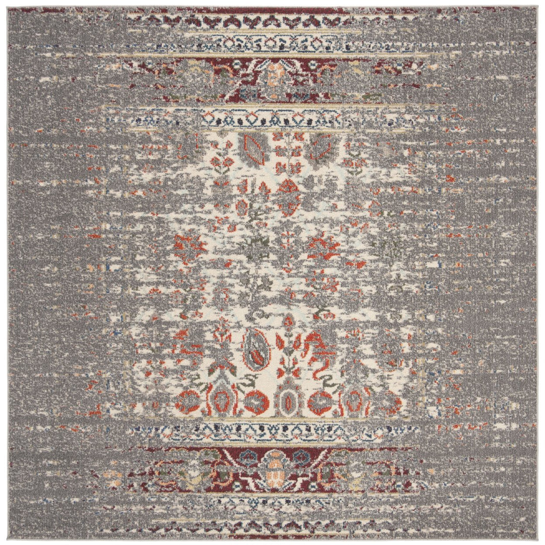 SAFAVIEH Monaco Collection MNC208T Grey / Ivory Rug Image 6