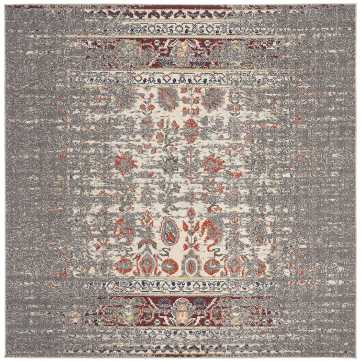 SAFAVIEH Monaco Collection MNC208T Grey / Ivory Rug Image 6